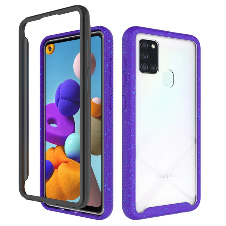 360 Protection Acrylic PC Clear TPU Phone Case For Samsung Galaxy A21 A11, Black,dark blue,purple, white,yellow....
360 Protection Acrylic PC Clear TPU Phone Case For Samsung Galaxy A21 A11, Black,dark blue,purple, white,yellow....