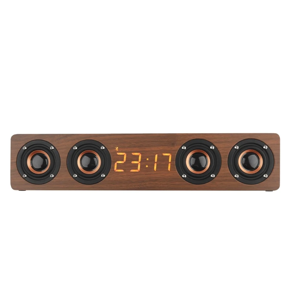 Factory New Designed Multifunction 15 Inch Wooden Soundbar Wireless Bluetooth Speaker With Alarm Clock
Factory New Designed Multifunction 15 Inch Wooden Soundbar Wireless Bluetooth Speaker With Alarm Clock