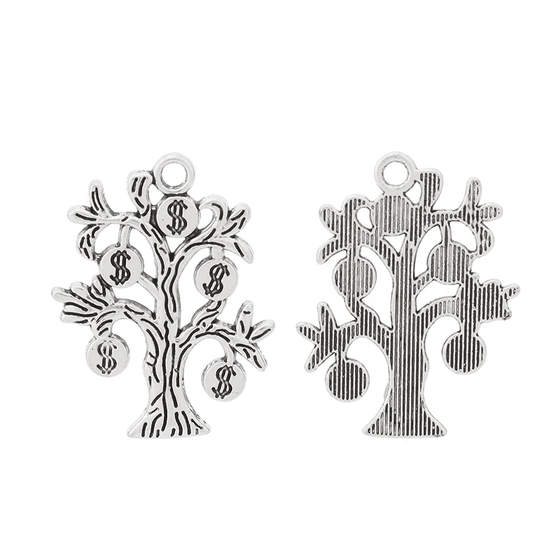 Tibetan Silver Money Tree Good Luck Dollar Sign Charms Pendants for Jewelry Making Accessories
Tibetan Silver Money Tree Good Luck Dollar Sign Charms Pendants for Jewelry Making Accessories