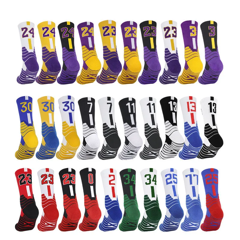 Wholesale Athletic socks name brand Sports Basketball team number Socks for men kids, Picture
Wholesale Athletic socks name brand Sports Basketball team number Socks for men kids, Picture