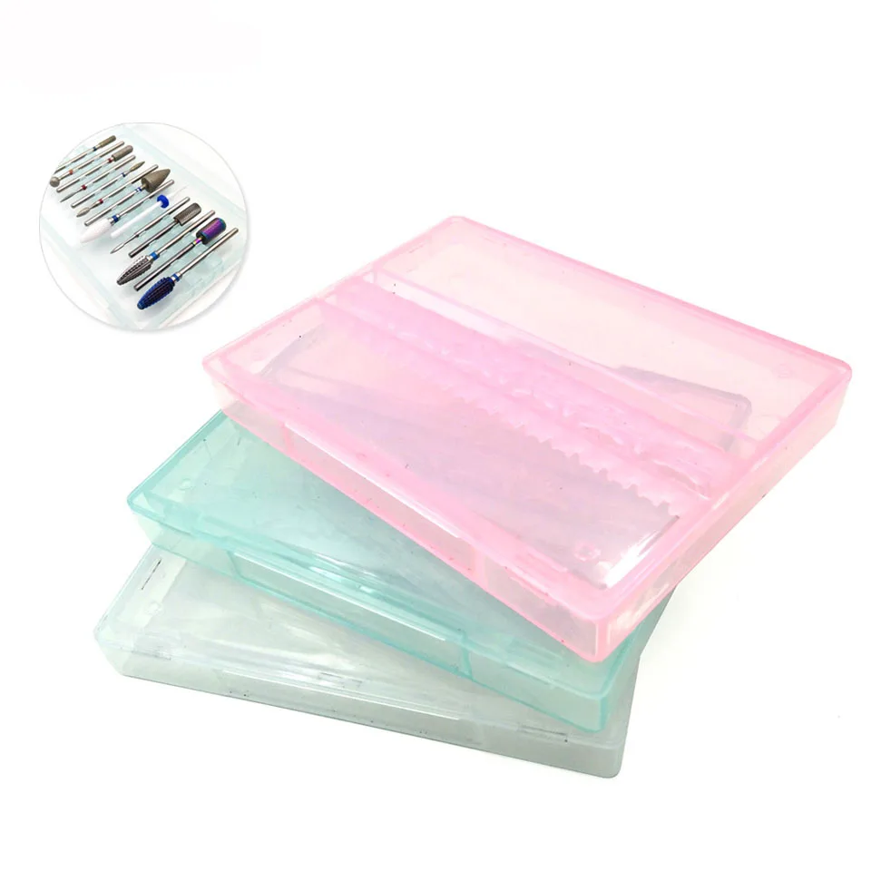 14 Hole Empty Nail Drill Bit Holder 3/32" Drills Box Stand Transparent Acrylic Plastic Container Case Nails Accessories
14 Hole Empty Nail Drill Bit Holder 3/32" Drills Box Stand Transparent Acrylic Plastic Container Case Nails Accessories