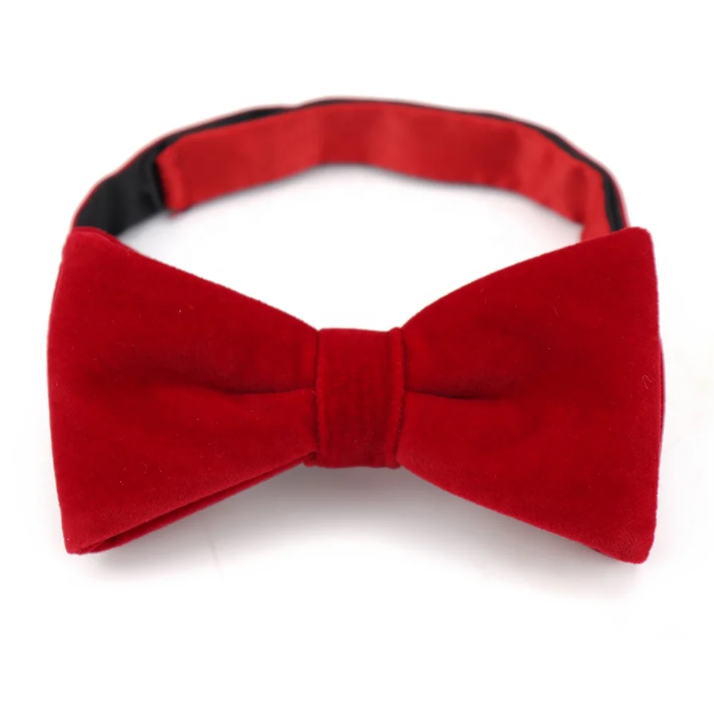 Wholesale Polyester Material Made Wedding Use Red Mens Official Velvet Bow Tie for Suits
Wholesale Polyester Material Made Wedding Use Red Mens Official Velvet Bow Tie for Suits