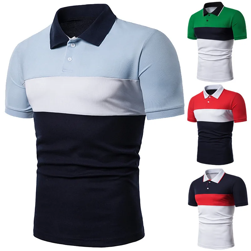 Wholesale high quality polo t-shirts men fashion casual stripe polo t-shirt embroidered soft cotton custom logo, Customized colors
Wholesale high quality polo t-shirts men fashion casual stripe polo t-shirt embroidered soft cotton custom logo, Customized colors
