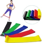 5pcs/Set Latex Fitness Set Rubber Loop Strength Training Workout Expander Gym Equipment Elastic Resistance Loop Bands