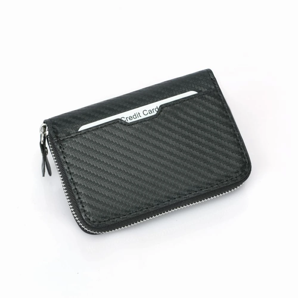 Wholesale Carbon Fiber Business Card Holder Microfiber Short Bank Credit Card Case Holder Card Casual Wallets With Zipper, Customized color
Wholesale Carbon Fiber Business Card Holder Microfiber Short Bank Credit Card Case Holder Card Casual Wallets With Zipper, Customized color