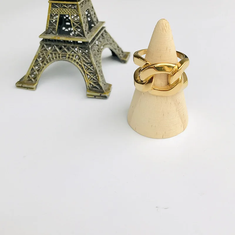 European And American Fashion Jewelry Index Finger Ring Women Fashion Punk Style 316l Stainless Steel Chain Rings
European And American Fashion Jewelry Index Finger Ring Women Fashion Punk Style 316l Stainless Steel Chain Rings