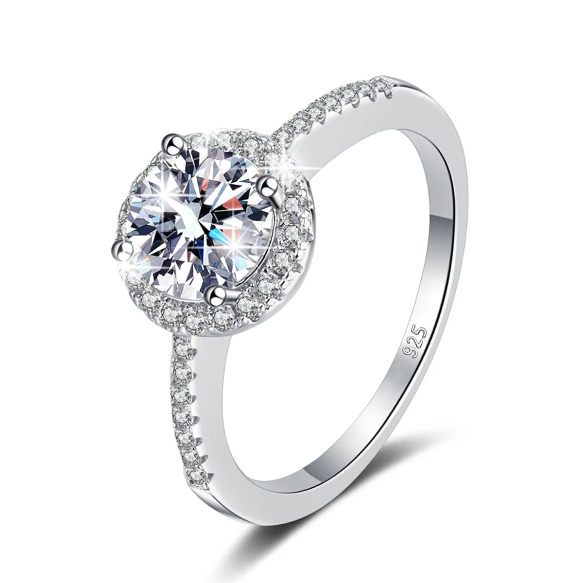 High Quality Jewelry Manufacturer 925 Silver White Gold Moissanite Diamond Rings Women Classic Bridal Jewelry
High Quality Jewelry Manufacturer 925 Silver White Gold Moissanite Diamond Rings Women Classic Bridal Jewelry
