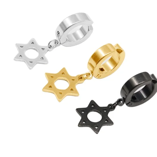 Punk Rock Earrings Men Jewelry Black Silver Color Custom Stainless Steel Cross Drop Earrings
Punk Rock Earrings Men Jewelry Black Silver Color Custom Stainless Steel Cross Drop Earrings