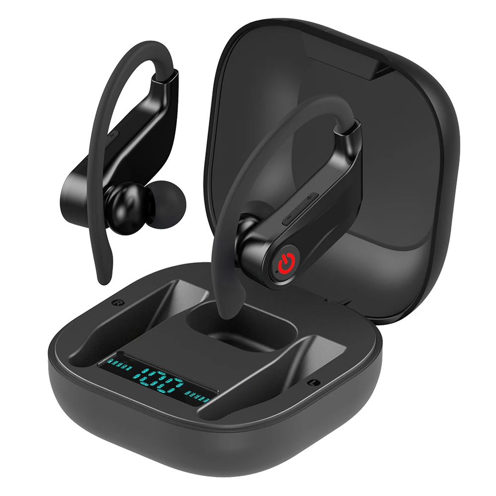 True Wireless LED Display Waterproof Sport Wireless Mini Smart TWS Bluetooth Earphone With Hook
True Wireless LED Display Waterproof Sport Wireless Mini Smart TWS Bluetooth Earphone With Hook
