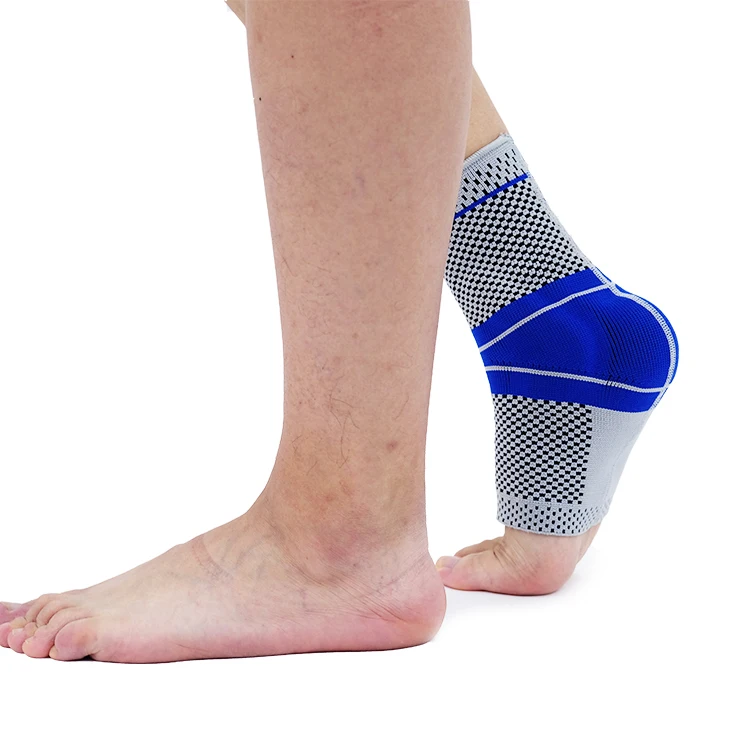 Foot brace drop Foot High quality Manufacture Knitting compression Ankle sleeve Support, Blue
Foot brace drop Foot High quality Manufacture Knitting compression Ankle sleeve Support, Blue