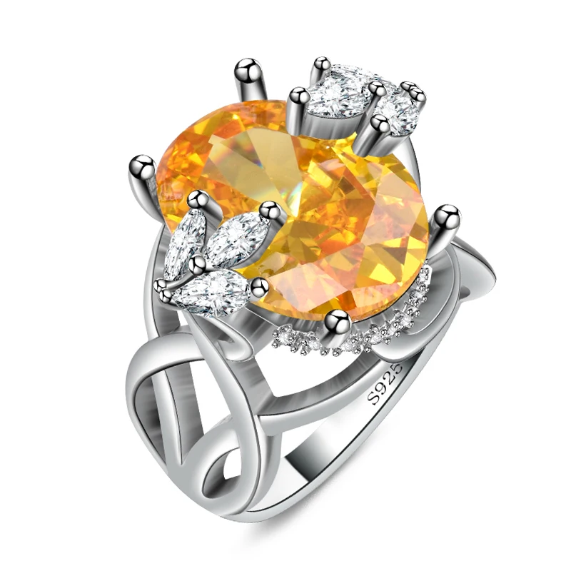 Fukarni 10.8 Gram New Arrival High Quality Wholesale Luxury CZ Yellow Gemstone 925 Sterling Silver Wedding Rings CKR014
Fukarni 10.8 Gram New Arrival High Quality Wholesale Luxury CZ Yellow Gemstone 925 Sterling Silver Wedding Rings CKR014