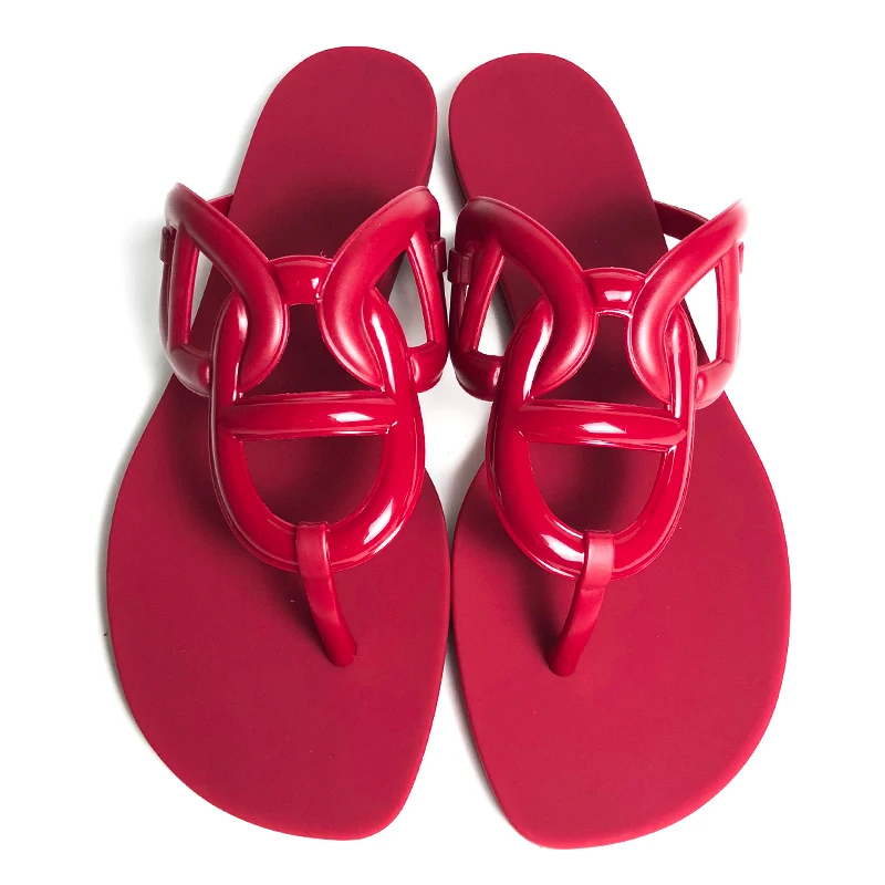 Summer Women Outdoor Slipper Designer Luxury Brand Name TPU Chain Belt Egerie Sandal H Flip Flop Wholesale Shoes Luxury
Summer Women Outdoor Slipper Designer Luxury Brand Name TPU Chain Belt Egerie Sandal H Flip Flop Wholesale Shoes Luxury