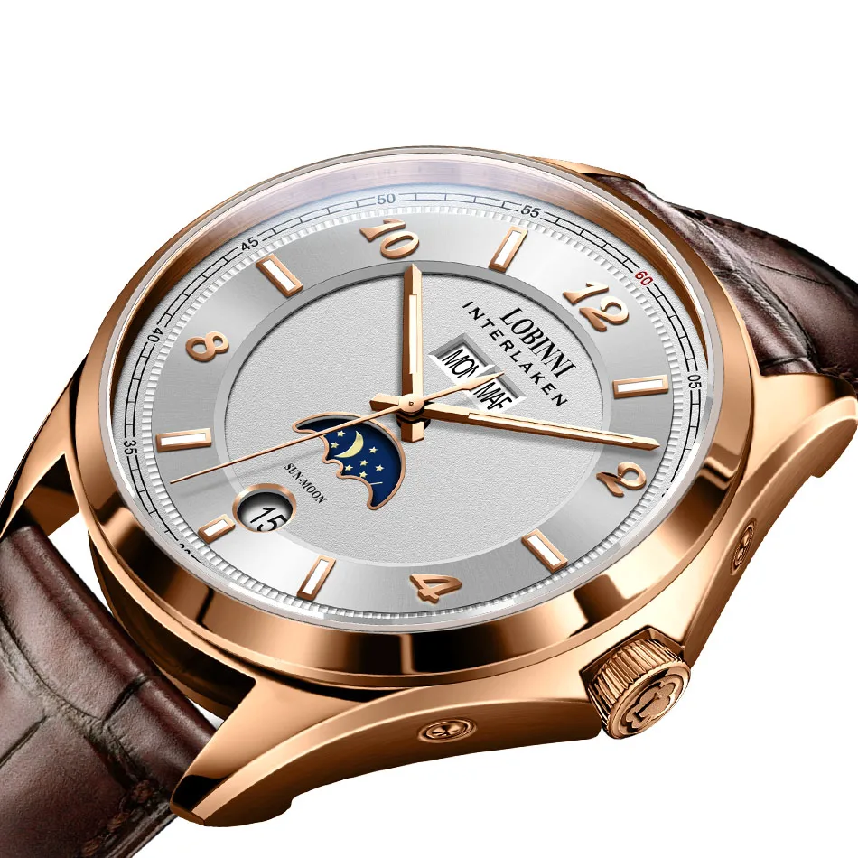 Wholesale Online Mechanical Watches LOBINNI 18016 Men Wrist Watch Machine Watch Brand, 4 colors
Wholesale Online Mechanical Watches LOBINNI 18016 Men Wrist Watch Machine Watch Brand, 4 colors