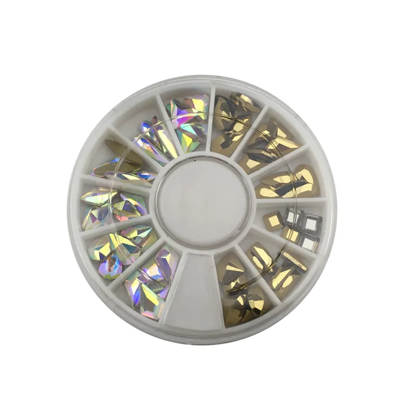 Boxed nail art decorations crystal elongated teardrop shaped gems glass flame petal colorful stones for 3D nails decoration
Boxed nail art decorations crystal elongated teardrop shaped gems glass flame petal colorful stones for 3D nails decoration