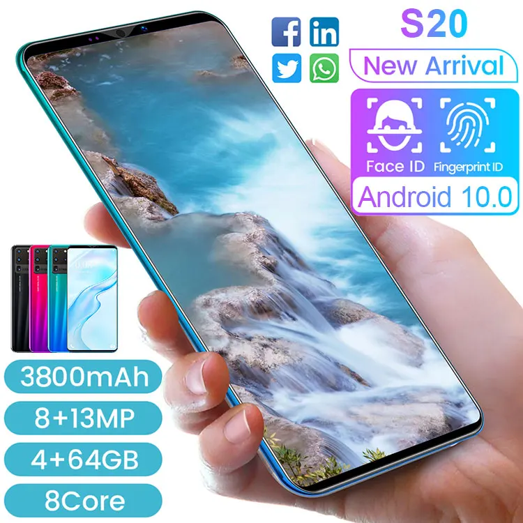 shopping online phones Android cell phone S20 5.0 Inch 4GB+64GB mobile phone smartphone
shopping online phones Android cell phone S20 5.0 Inch 4GB+64GB mobile phone smartphone