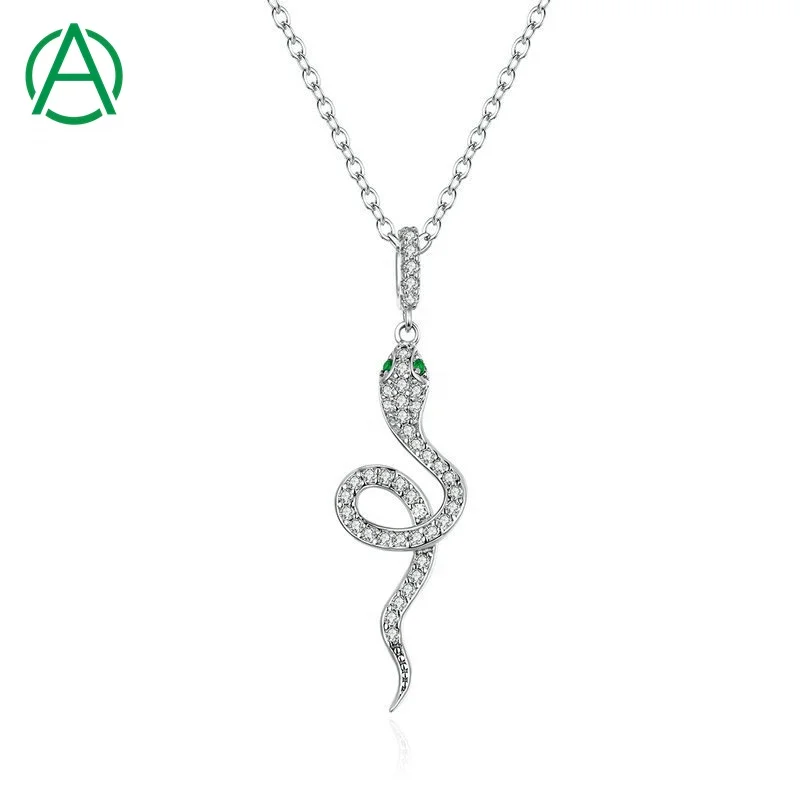 ArthurGem 925 Sterling Silver Snake Pendant Necklace for Women Girls Jewelry Platinum Plated Silver Necklace Snake Necklace
ArthurGem 925 Sterling Silver Snake Pendant Necklace for Women Girls Jewelry Platinum Plated Silver Necklace Snake Necklace