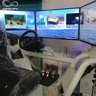 Attractive Ride On Car Racing 6 Dof 3 Screen Simulator Driving Race F1 Simulaion Arcade Game Machine