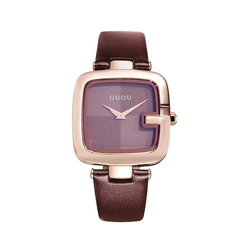 GUOU Brand Women Quartz Watches Square Fashion Elegant Leather Luxury Ladies Wrist Quartz Watches
GUOU Brand Women Quartz Watches Square Fashion Elegant Leather Luxury Ladies Wrist Quartz Watches