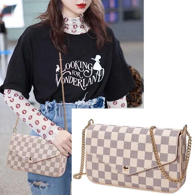 Presbyopic One-Shoulder Chain Bag Diagonal Small Square Bag Designer Mobile Phone Bags, Customized color
Presbyopic One-Shoulder Chain Bag Diagonal Small Square Bag Designer Mobile Phone Bags, Customized color