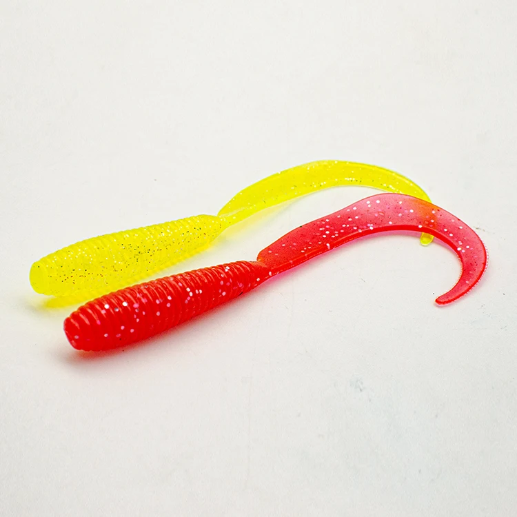 12cm 10g Yellow Red Chugger Vibes Floating Plastics Wrinkle Curled Tail Fishing Baits Soft Lures
12cm 10g Yellow Red Chugger Vibes Floating Plastics Wrinkle Curled Tail Fishing Baits Soft Lures