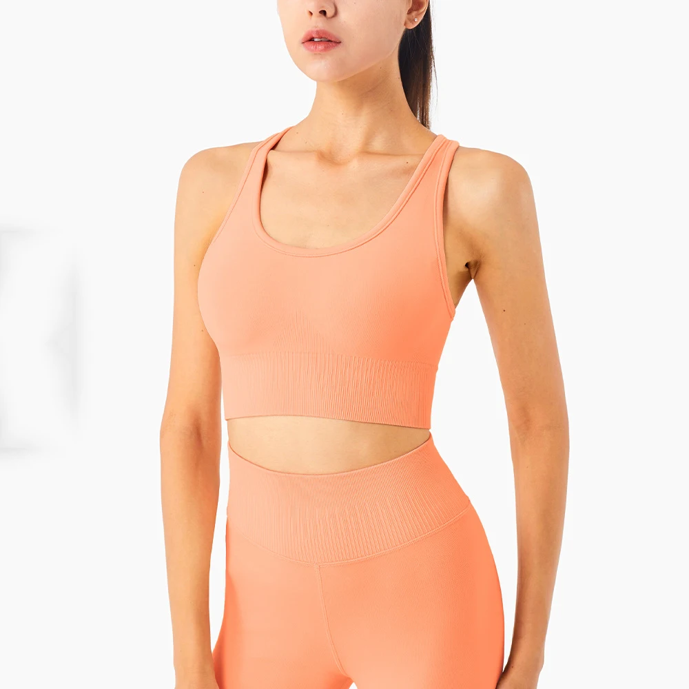 Trendy Seamless Pink Orange Sport Bra Top Fitness Comfortable Quality U Shape Vestbra Sport Woman 2021
Trendy Seamless Pink Orange Sport Bra Top Fitness Comfortable Quality U Shape Vestbra Sport Woman 2021