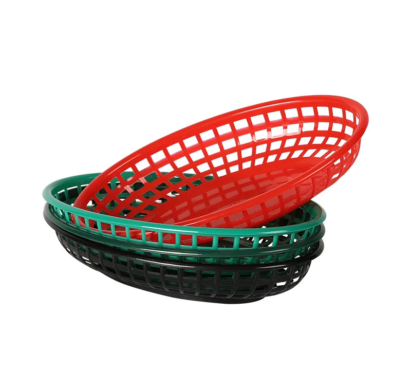 Durable Plastic PP Eco-friendly Restaurant Fruit Fries BBQ Hamburger Fast Food Holder Basket, Black, red, blue, yellow
Durable Plastic PP Eco-friendly Restaurant Fruit Fries BBQ Hamburger Fast Food Holder Basket, Black, red, blue, yellow