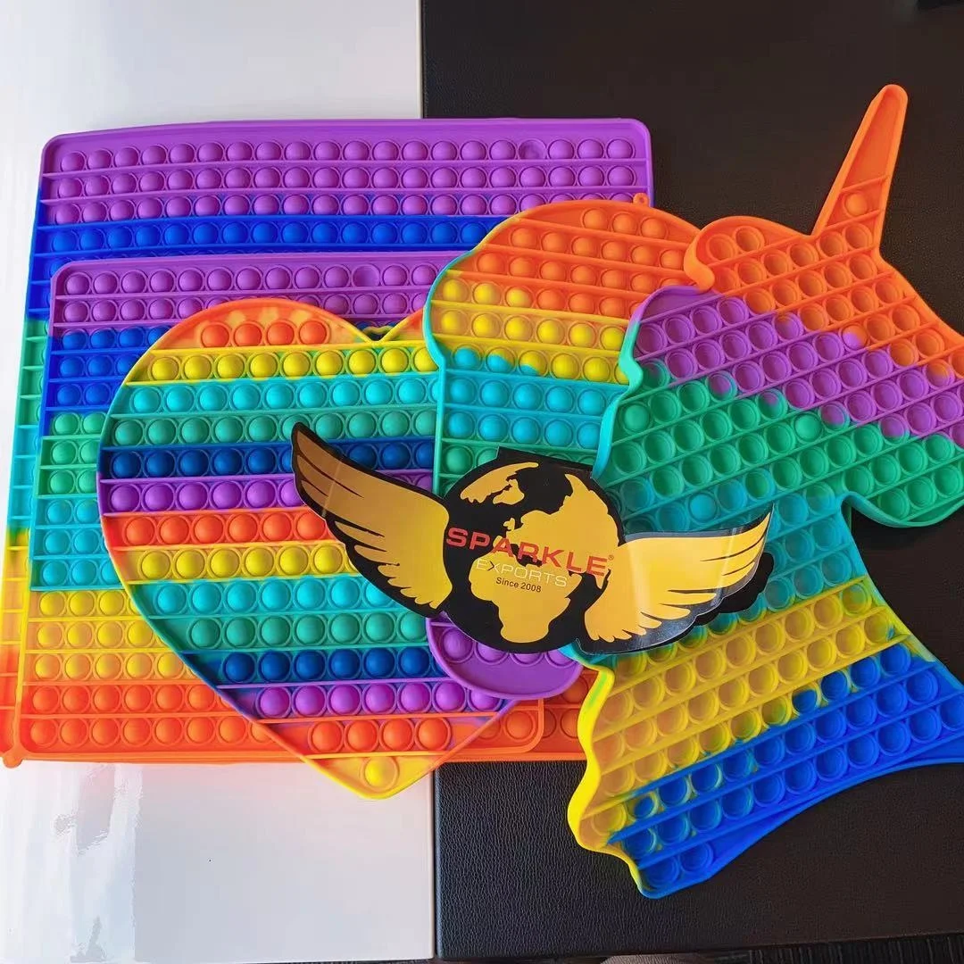 20cm 30cm 40cm Large Size Simple Dimple Push It Bubble Sensory Fidget Toy Rainbow Cute Cartoon Animal Poppit Toys Unicon Round
20cm 30cm 40cm Large Size Simple Dimple Push It Bubble Sensory Fidget Toy Rainbow Cute Cartoon Animal Poppit Toys Unicon Round