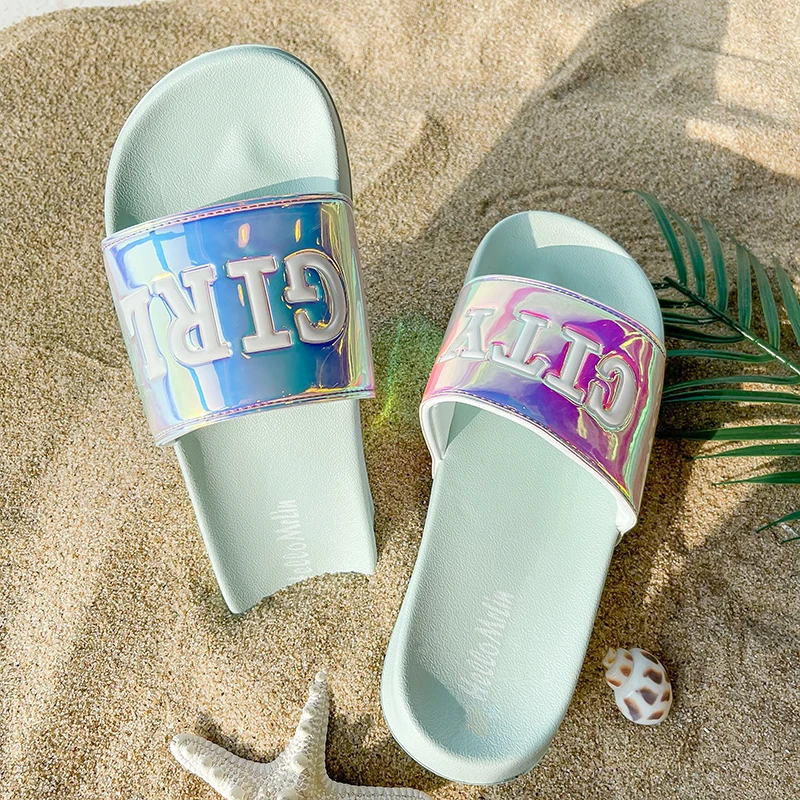 High Quality Pink Blue Soft Comfortable Letter Printing Slides Sandals Beach Slippers For Women
High Quality Pink Blue Soft Comfortable Letter Printing Slides Sandals Beach Slippers For Women