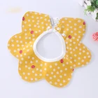 Factory directly sell multifunctional super soft organic cotton baby bib and burp cloth set