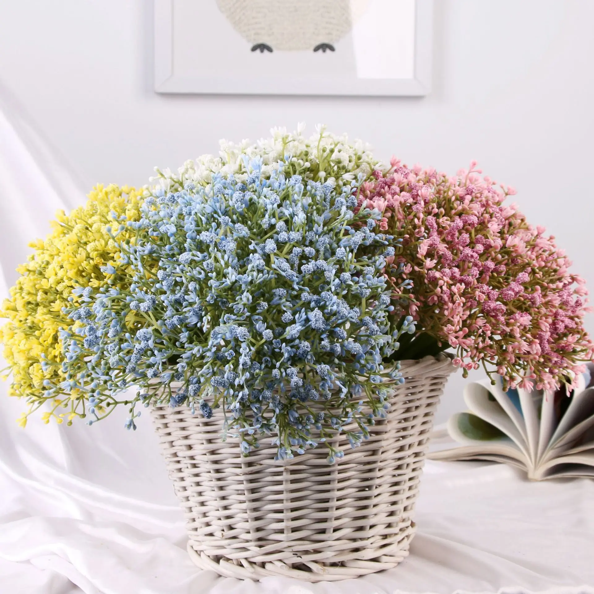 Garden and Wedding Decor Real Touch Baby Breath Bouquet Baby Breath Flowers Artificial for Sale, Colorful
Garden and Wedding Decor Real Touch Baby Breath Bouquet Baby Breath Flowers Artificial for Sale, Colorful