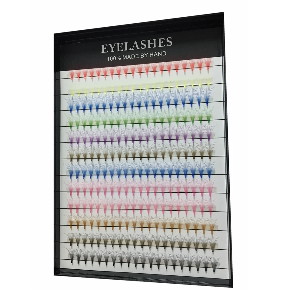 coloured premade fans color lashes 10d premade volume fans vietnam 5d mix tray pointy base premade fans, Natural black
coloured premade fans color lashes 10d premade volume fans vietnam 5d mix tray pointy base premade fans, Natural black