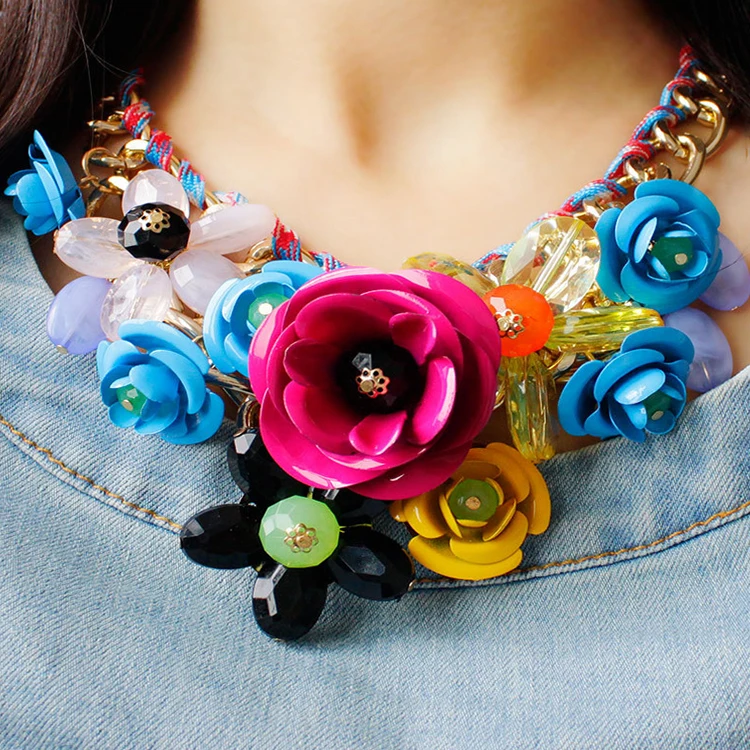 Multicolour Boho Flower Rhinestone Pendant Cubic Zircon Rhinestone Pendants For Chunky Necklace, Colourful
Multicolour Boho Flower Rhinestone Pendant Cubic Zircon Rhinestone Pendants For Chunky Necklace, Colourful