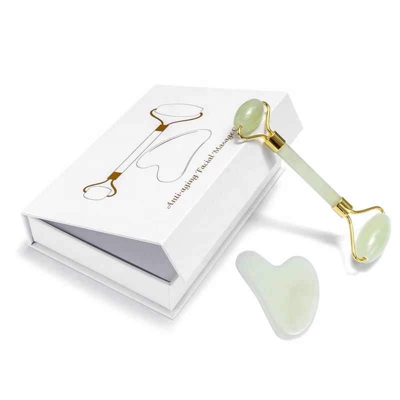 Factory Supply Natural Jade Face Lift Gua Sha Massage Double Head Beauty Jade Roller Wholesale Jade Roller Gua Sha Set, Green/pink/black/purple/white
Factory Supply Natural Jade Face Lift Gua Sha Massage Double Head Beauty Jade Roller Wholesale Jade Roller Gua Sha Set, Green/pink/black/purple/white