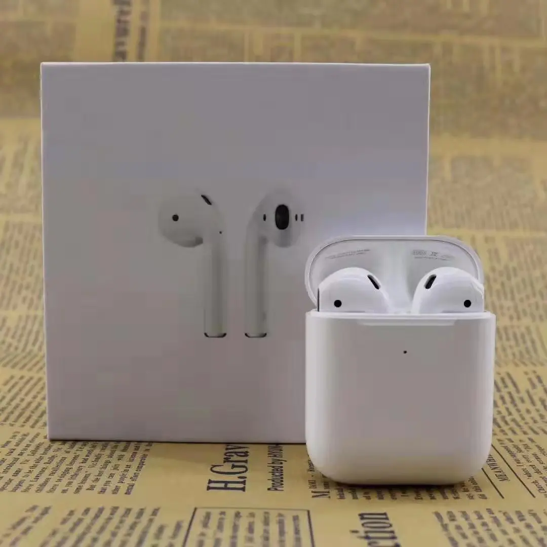 For apple earbuds wireless earphones For 1:1air second Generation pod2 stereo With wireless charging for iPhone - ANKUX.COM