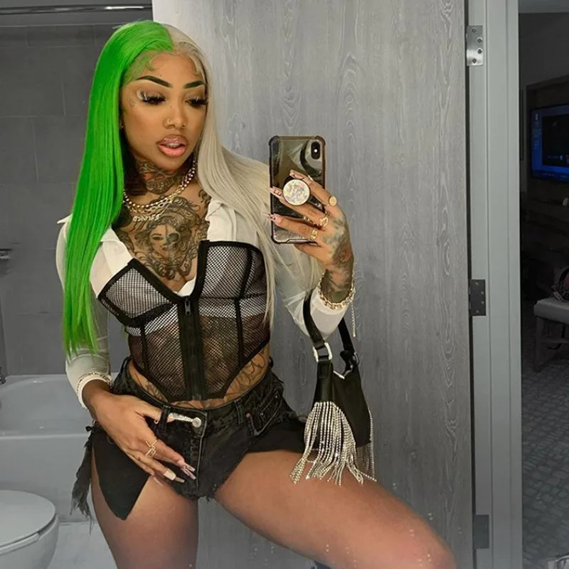 Free Shipping C12355 - women fashion gauze hollow out solid zippers corset
Free Shipping C12355 - women fashion gauze hollow out solid zippers corset