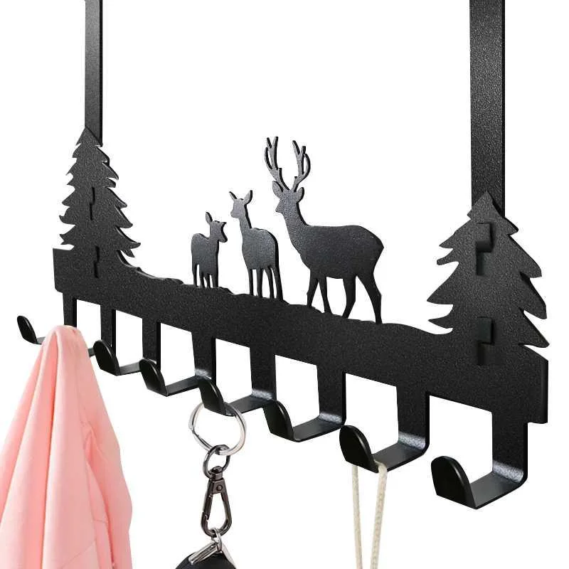 Home Bathroom Metal Adjustable Coat Hook Rail Iron Over The Door Clothes Hanger Hooks, Black
Home Bathroom Metal Adjustable Coat Hook Rail Iron Over The Door Clothes Hanger Hooks, Black