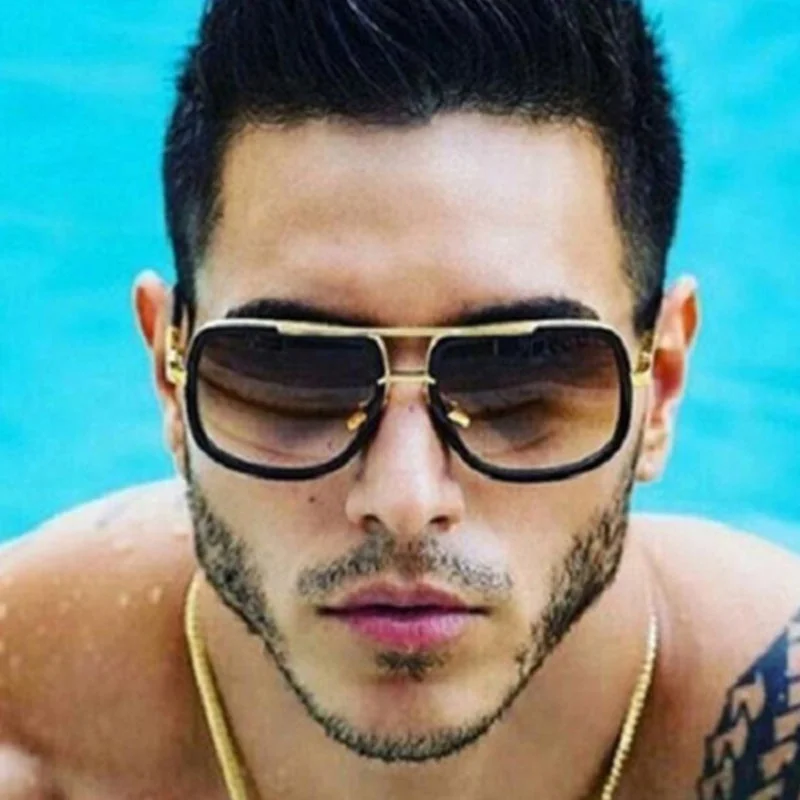 Retro Metal Men Shade Luxury Fashionable Sunglasses Women Vintage Summer Party Eyewear lunette de soleil homme, Show on the photo
Retro Metal Men Shade Luxury Fashionable Sunglasses Women Vintage Summer Party Eyewear lunette de soleil homme, Show on the photo