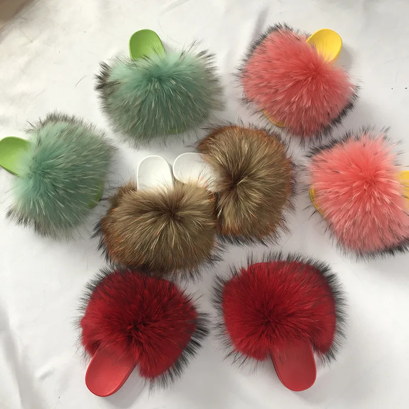 2021 Wholesale Customized Pvc Summer Raccoon Fur Slippers Fur Slippers Real Fox Fur Slides For Women And Toddler Baby Kids, White red pink blue purple...
2021 Wholesale Customized Pvc Summer Raccoon Fur Slippers Fur Slippers Real Fox Fur Slides For Women And Toddler Baby Kids, White red pink blue purple...