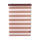Factory New Design 100% Polyester Korean Zebra Horizontal Blinds