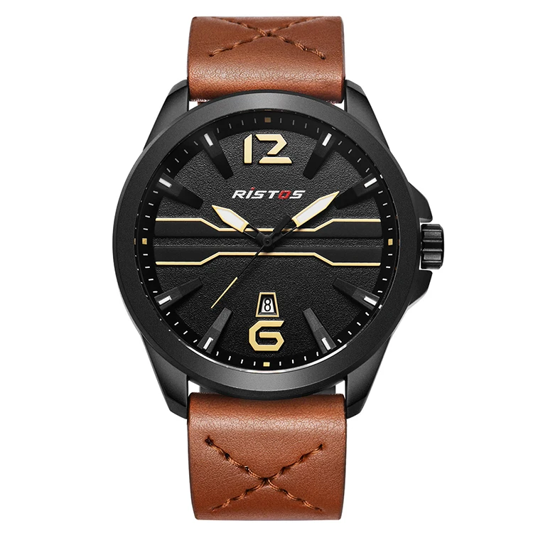 RISTOS 9356 men quartz wristwatches good quality leather strap sports watch water resistant watches, 1 colors
RISTOS 9356 men quartz wristwatches good quality leather strap sports watch water resistant watches, 1 colors