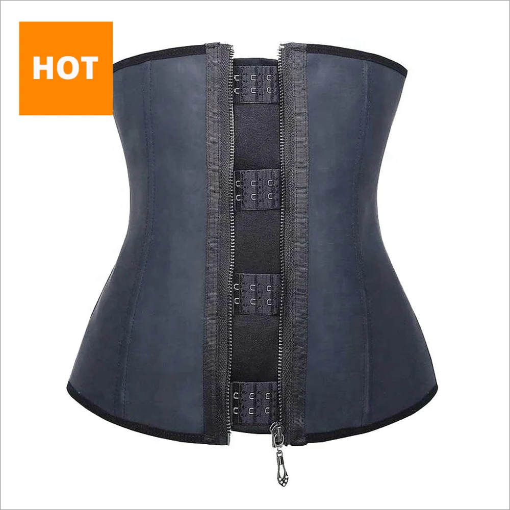 Adjustable Steel Bone Corset Latex Waist Trainer Corset Women Waist Trainers Body Shaper Corset Belt, Balck
Adjustable Steel Bone Corset Latex Waist Trainer Corset Women Waist Trainers Body Shaper Corset Belt, Balck
