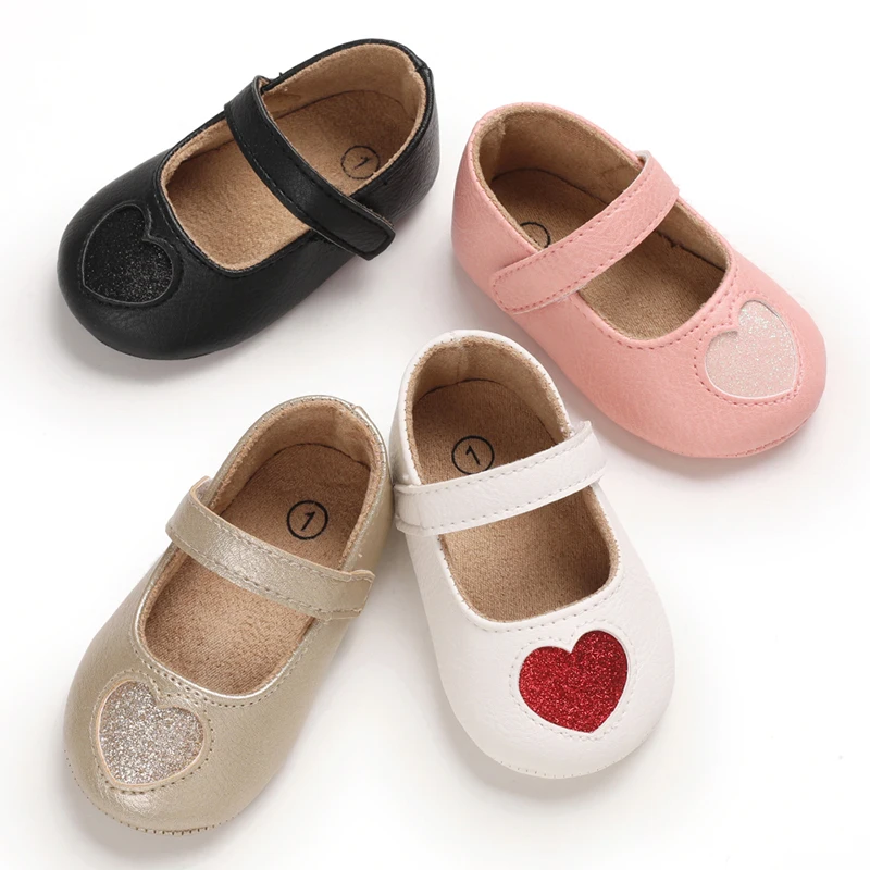 Rubber sole heart-shaped princess dress 6 month infant high quality baby girls shoes, Black,white,pink,gold
Rubber sole heart-shaped princess dress 6 month infant high quality baby girls shoes, Black,white,pink,gold
