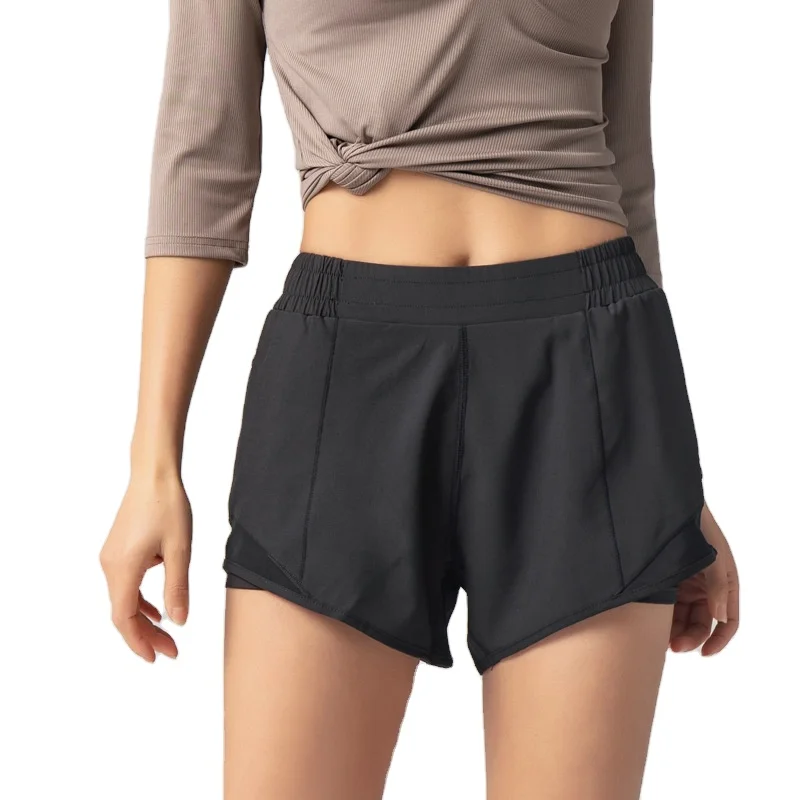 Summer Double Layer Anti-glare Sports Shorts Gym Workout Yoga Shorts Casual Fashion Sports Shorts With Zip Pocket, Customized color
Summer Double Layer Anti-glare Sports Shorts Gym Workout Yoga Shorts Casual Fashion Sports Shorts With Zip Pocket, Customized color