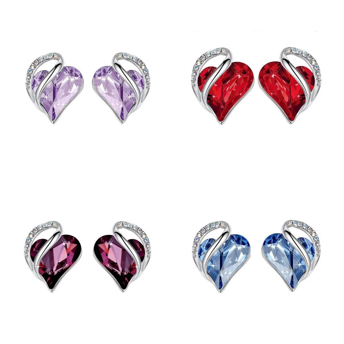 Orecchie Dainty Sparkling Heart Crystal Rhinestone Birthstone Stud Earrings for Women Jewelry Birthday Gift
Orecchie Dainty Sparkling Heart Crystal Rhinestone Birthstone Stud Earrings for Women Jewelry Birthday Gift