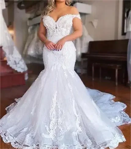 African luxury wedding dresses v neck wedding gown new design off shoulder mermaid wedding dresses
African luxury wedding dresses v neck wedding gown new design off shoulder mermaid wedding dresses