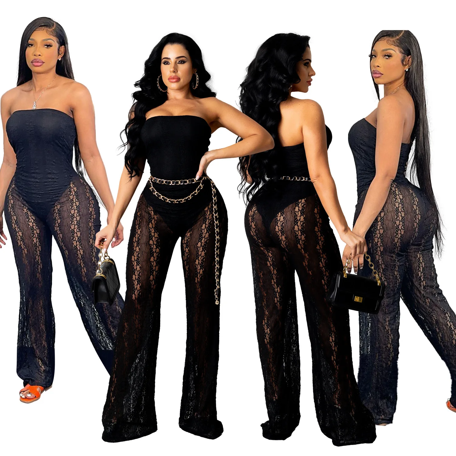 Sexy Club Outfits Sleeveless Rompers And Jumpsuit Rompers See Through Sheer Bodysuit One Piece Black Jumpsuit, Picture
Sexy Club Outfits Sleeveless Rompers And Jumpsuit Rompers See Through Sheer Bodysuit One Piece Black Jumpsuit, Picture