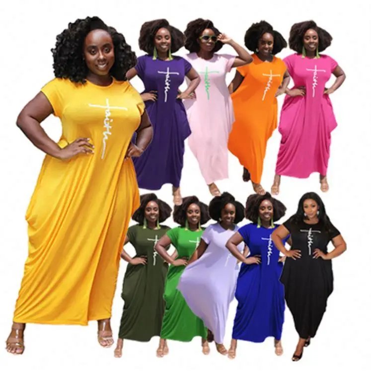 MISS New Arrival Letter Print Solid Color Short Sleeve Loose Stacked Maxi Long Women 2021 Summer Plus Size Dress
MISS New Arrival Letter Print Solid Color Short Sleeve Loose Stacked Maxi Long Women 2021 Summer Plus Size Dress