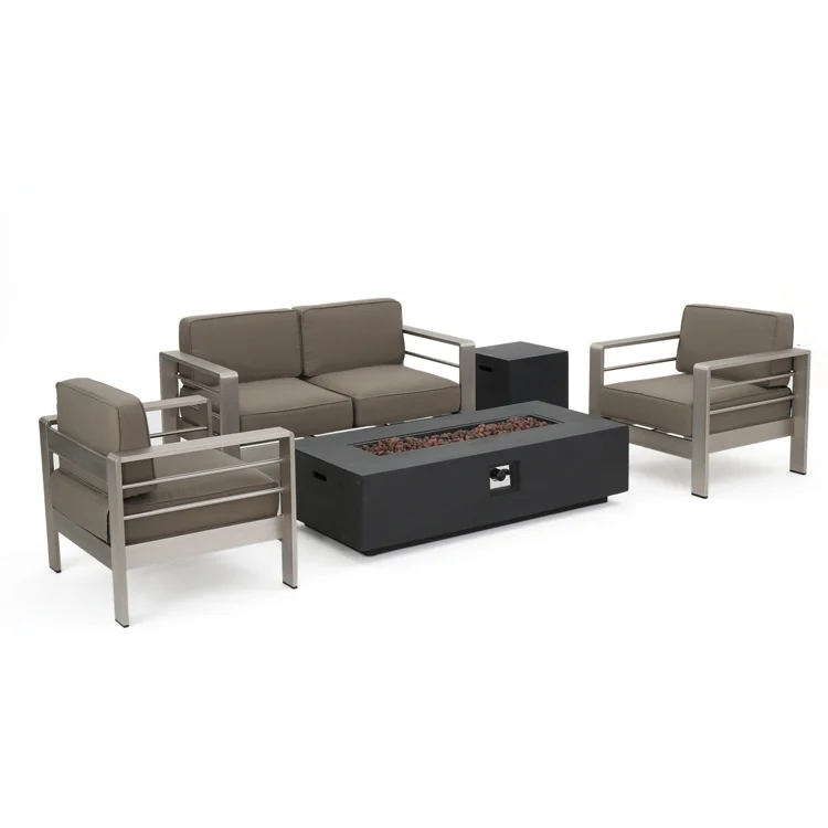 Free shipping within the U.S. outdoor Garden Leisure Wood Sofa Set Furniture Whith Fire Table, Khaki + dark grey
Free shipping within the U.S. outdoor Garden Leisure Wood Sofa Set Furniture Whith Fire Table, Khaki + dark grey