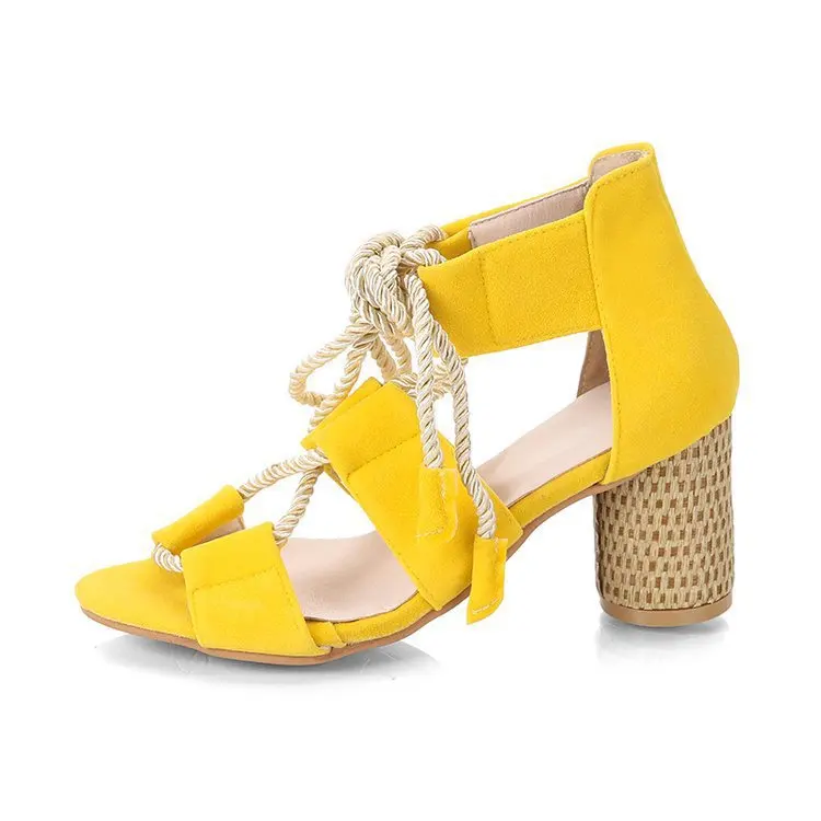 Spring New Colorful Matching Cross Lace High Heeled Sandals For Women And Ladies, Yellow, red, pink
Spring New Colorful Matching Cross Lace High Heeled Sandals For Women And Ladies, Yellow, red, pink