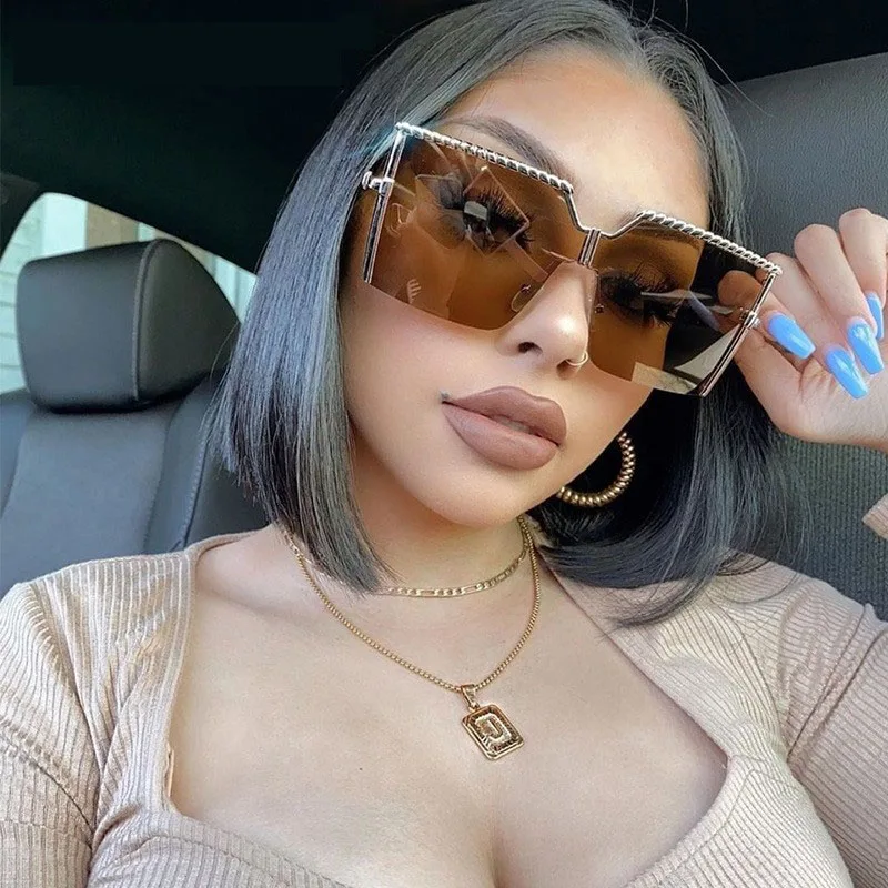 Ladies Sunglasses Shades Cheap Square rimless frame Sunglasses big shades sunglasses
Ladies Sunglasses Shades Cheap Square rimless frame Sunglasses big shades sunglasses